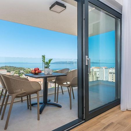 Luxury Adria Sea & City View Apartment 마카르스카 외부 사진