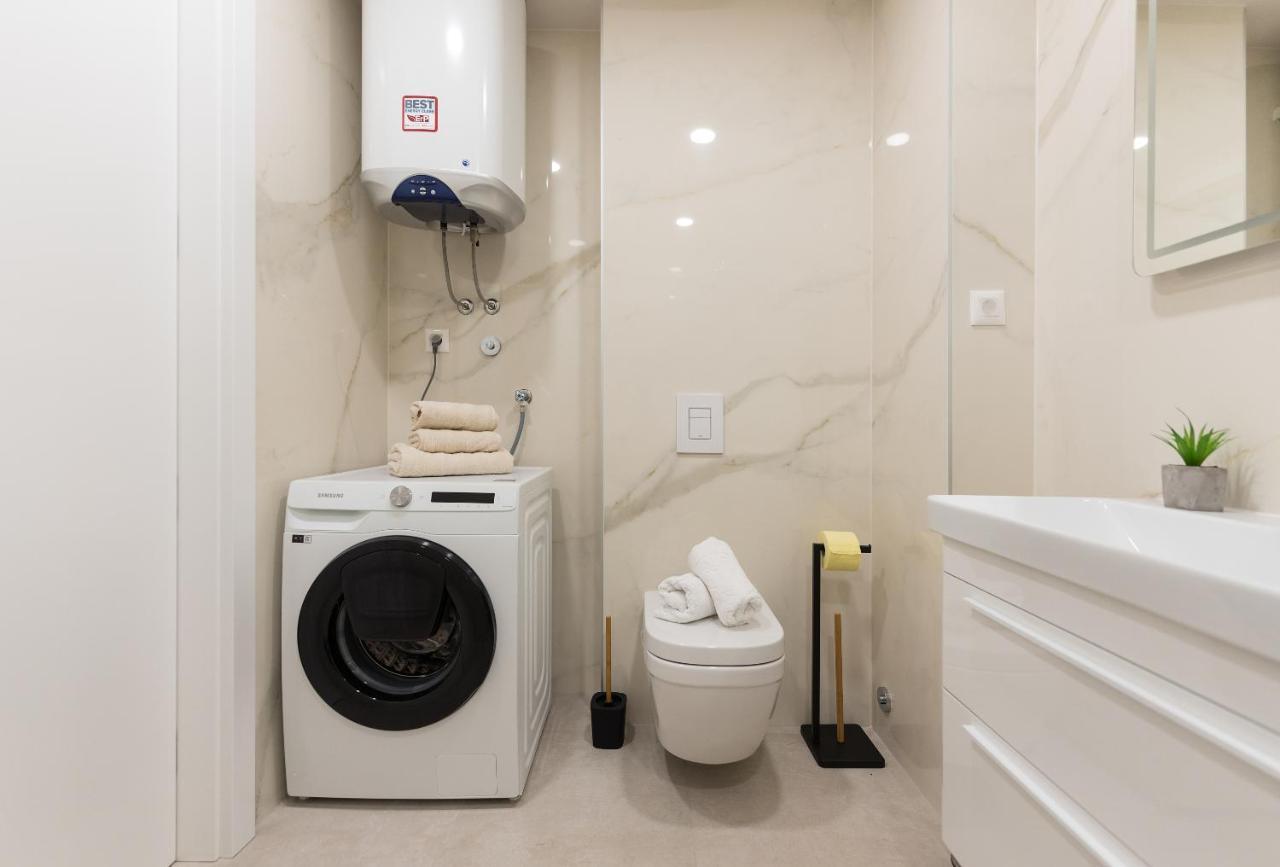 Luxury Adria Sea & City View Apartment 마카르스카 외부 사진