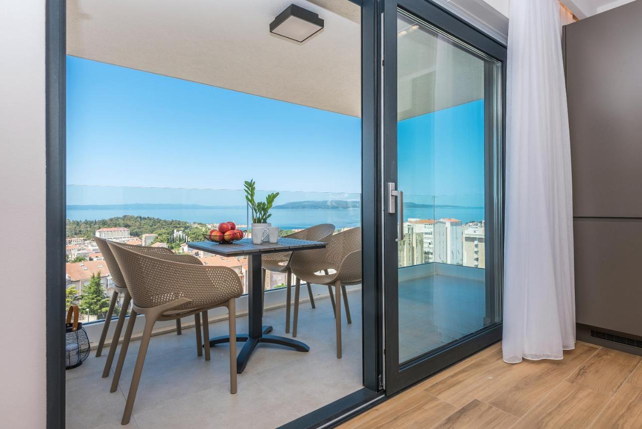 Luxury Adria Sea & City View Apartment 마카르스카 외부 사진